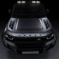 Land Rover Defender 90/110 2020+ Bonnet Vents 'Best of British'  (gloss black)