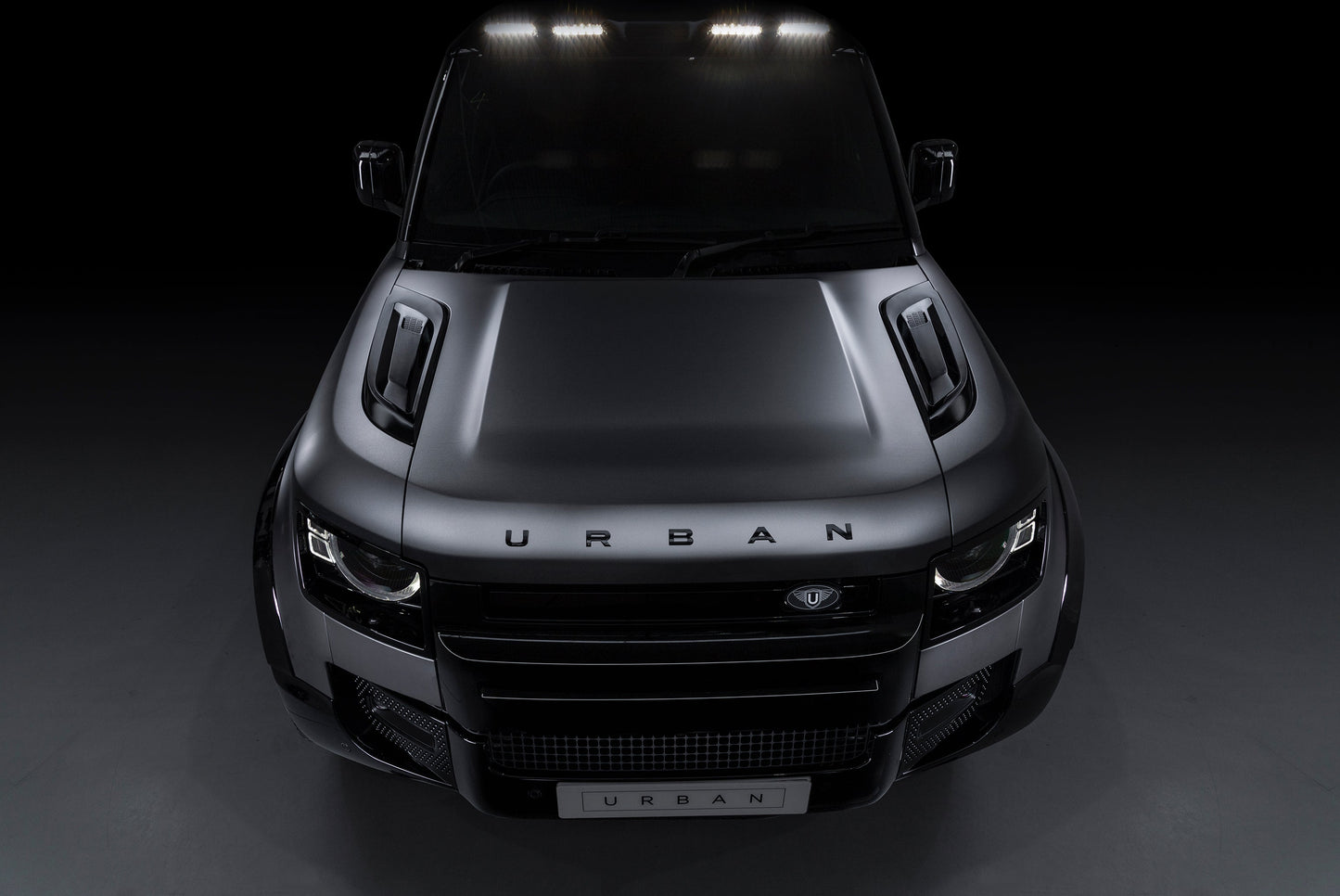 Land Rover Defender 90/110 2020+ Bonnet Vents 'Best of British'  (gloss black)